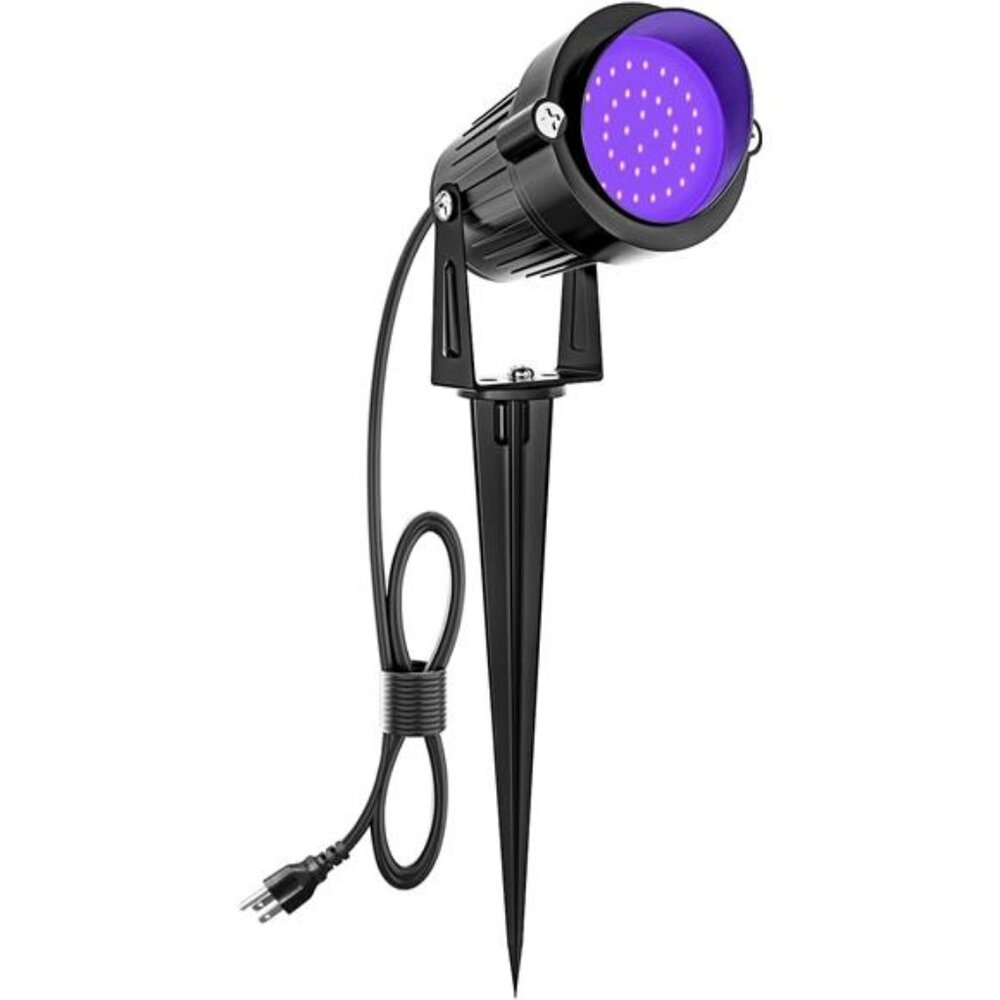 Halloween Black Light Spotlight Outdoor LED Blacklight 15W Waterproof Spot Light